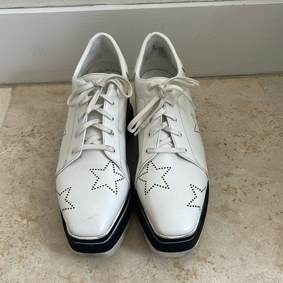 Stella Mccartney Elyse Platform Sneaker In White - Picture 1 of 3